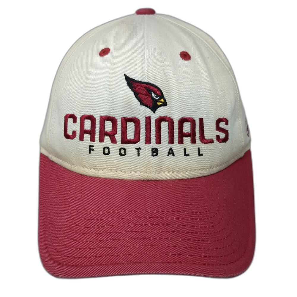 Arizona Cardinals NFL Reebok Baseball Cap Beige Red One Size NFC West Logo Hat